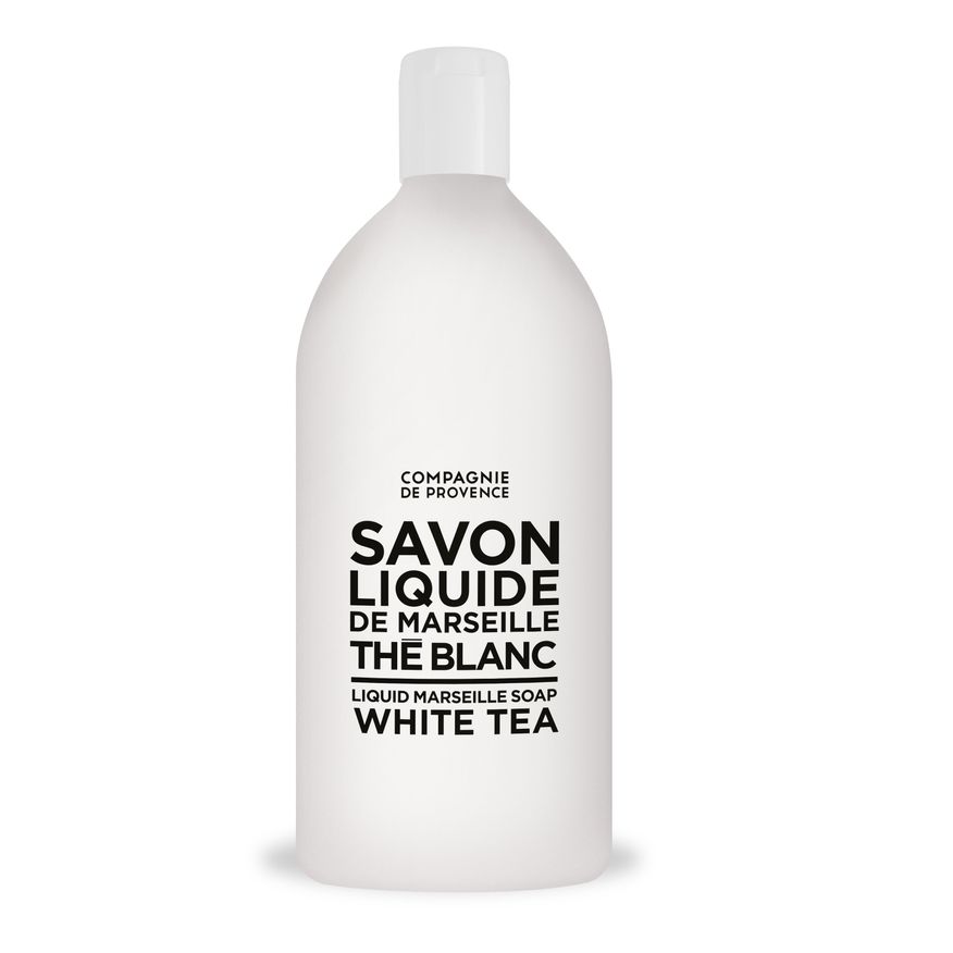 Provence White Tea Liquid Marseille Håndsåpe Refill 1000ml